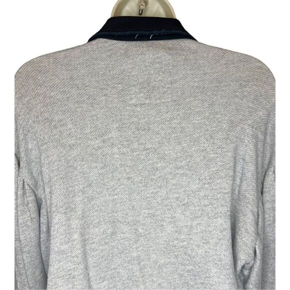 Peace, Love, World Dark Denim & Grey Jacket Size Small - Picture 4 of 6